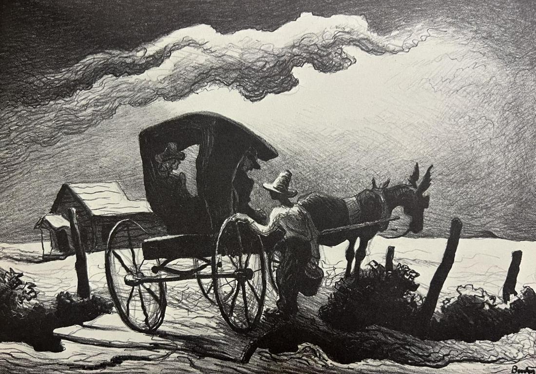 Thomas Hart Benton, Gateside Conversation, 1946 (1 of 1)