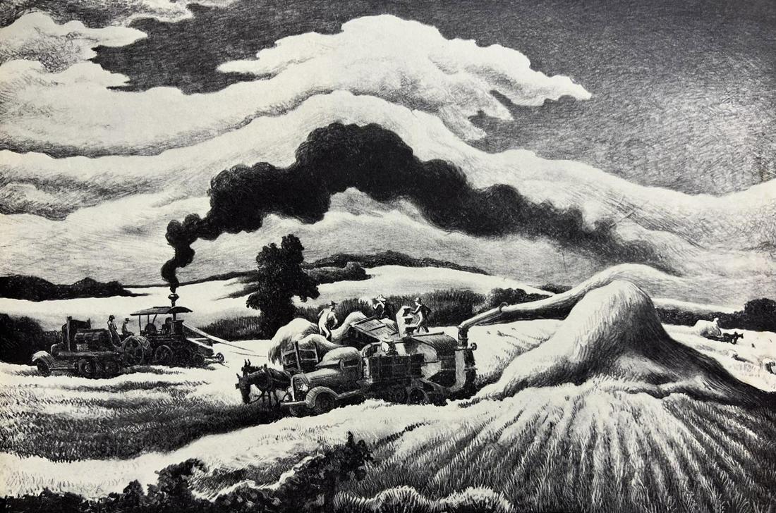 Thomas Hart Benton, Threshing, 1941 (1 of 1)