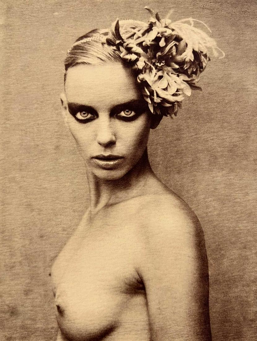 Marc Lagrange, Chameleon, 2012: Photographer: Marc Lagrange was a Belgian photographer known for his nude portraits of female figures. Lagrange created dream-like and fantastical narrative pictures populated by beautiful nudes that