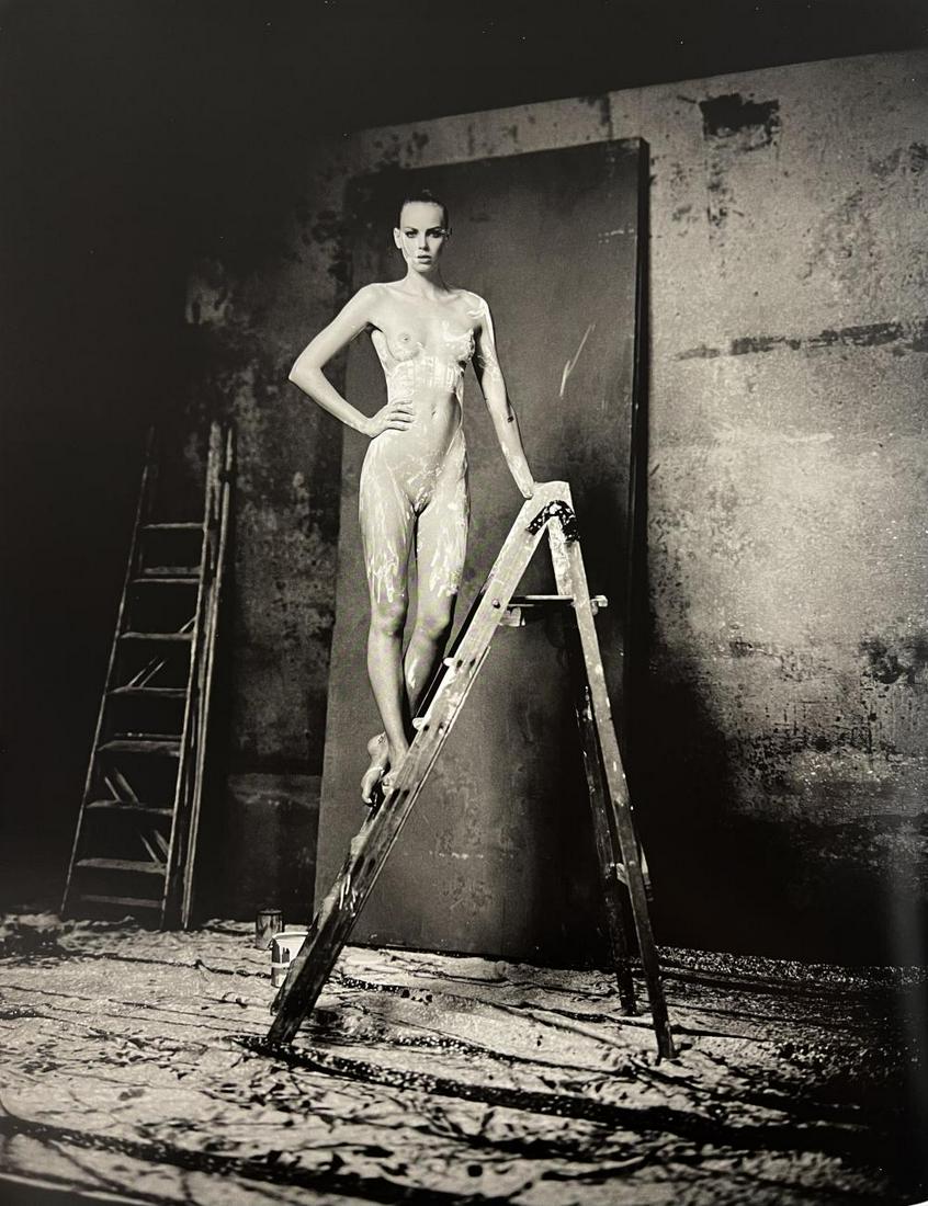 Marc Lagrange - The Painter, Stand-Up, 2012: Photographer: Marc Lagrange was a Belgian photographer known for his nude portraits of female figures. Lagrange created dream-like and fantastical narrative pictures populated by beautiful nudes that