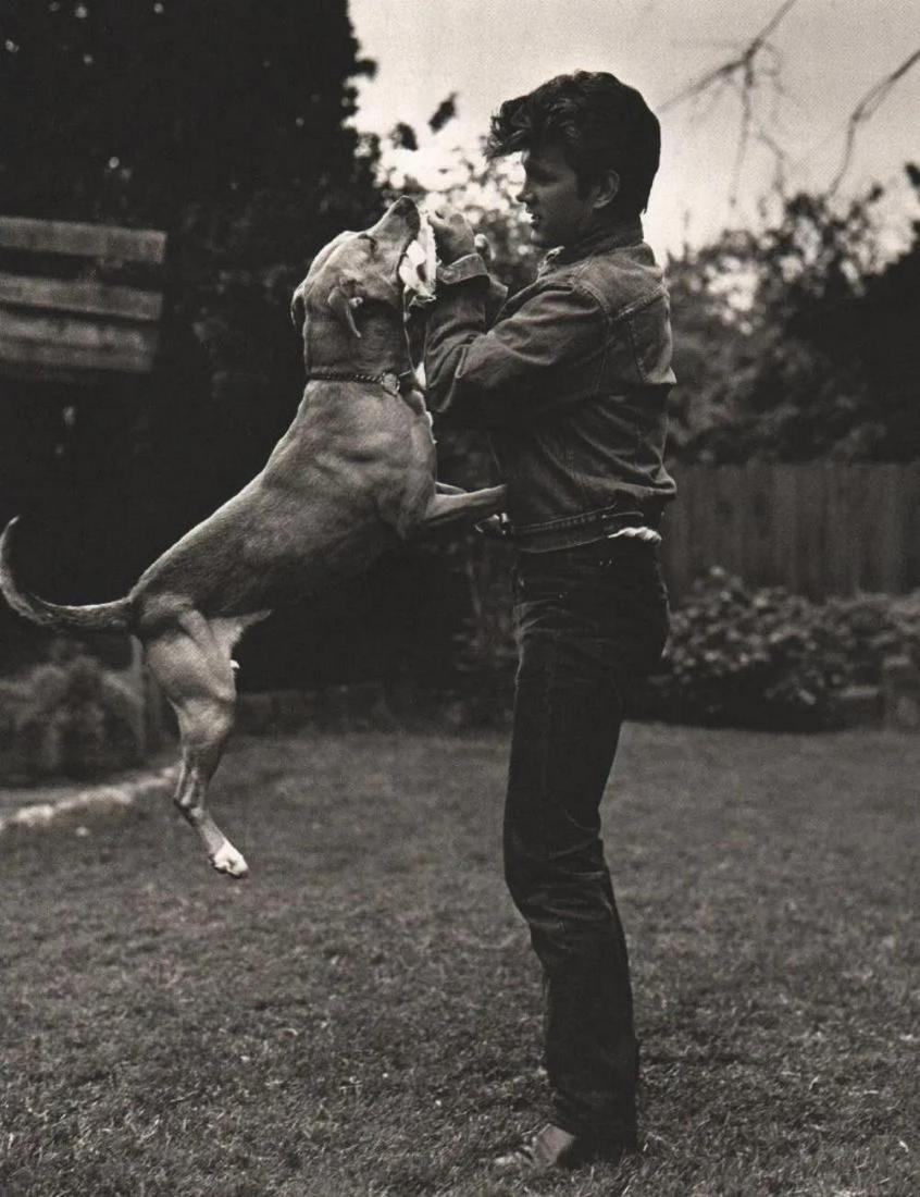 Bruce Weber - Chris Isaak And His Dog, 1986 (1 of 1)