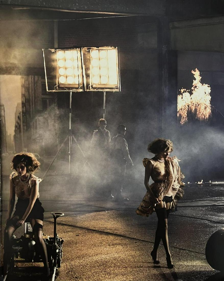 MARC LAGRANGE - Burning desire, 2013: Photographer: Marc Lagrange was a Belgian photographer known for his nude portraits of female figures. Lagrange created dream-like and fantastical narrative pictures populated by beautiful nudes that