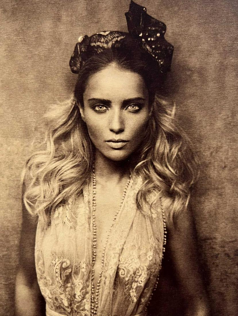 Marc Lagrange, Christina II, 2012: Photographer: Marc Lagrange was a Belgian photographer known for his nude portraits of female figures. Lagrange created dream-like and fantastical narrative pictures populated by beautiful nudes that