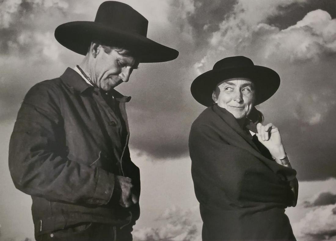 Ansel Adams, Georgia O'Keefe and Orville Cox, Canyon De Chelly National Monument, Arizona, 1937: Photographer: Ansel Adams (American, 1902 - 1984) - Internationally renowned American photographer. One of the most influential artists in photographic history. Title: Georgia O'Keefe and Orville Cox,