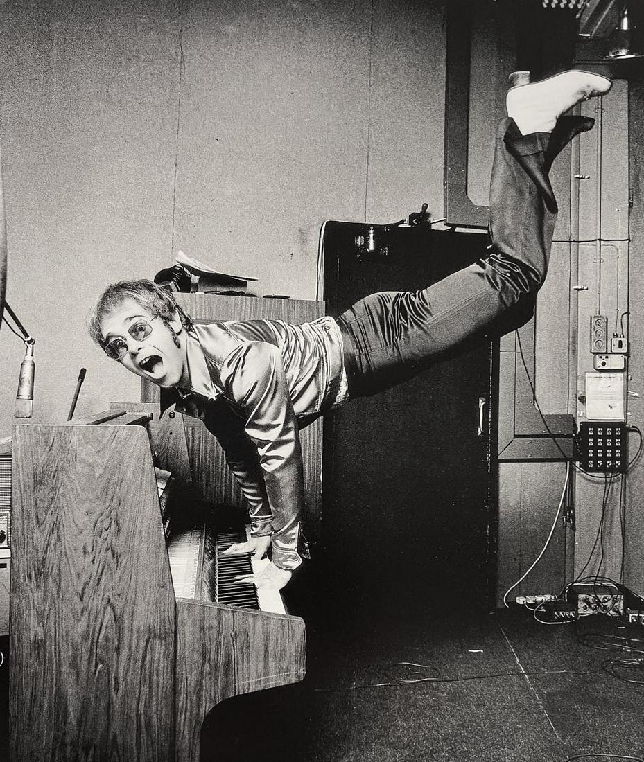 Terry O'neill, Elton John Performing A Handstand On His Piano, London 1972 (1 of 1)