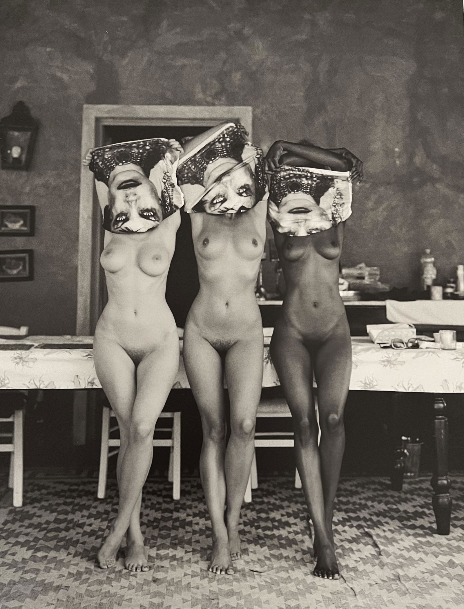 Marc Lagrange, Upside Down, 2000's: Photographer: Marc Lagrange was a Belgian photographer known for his nude portraits of female figures. Lagrange created dream-like and fantastical narrative pictures populated by beautiful nudes that