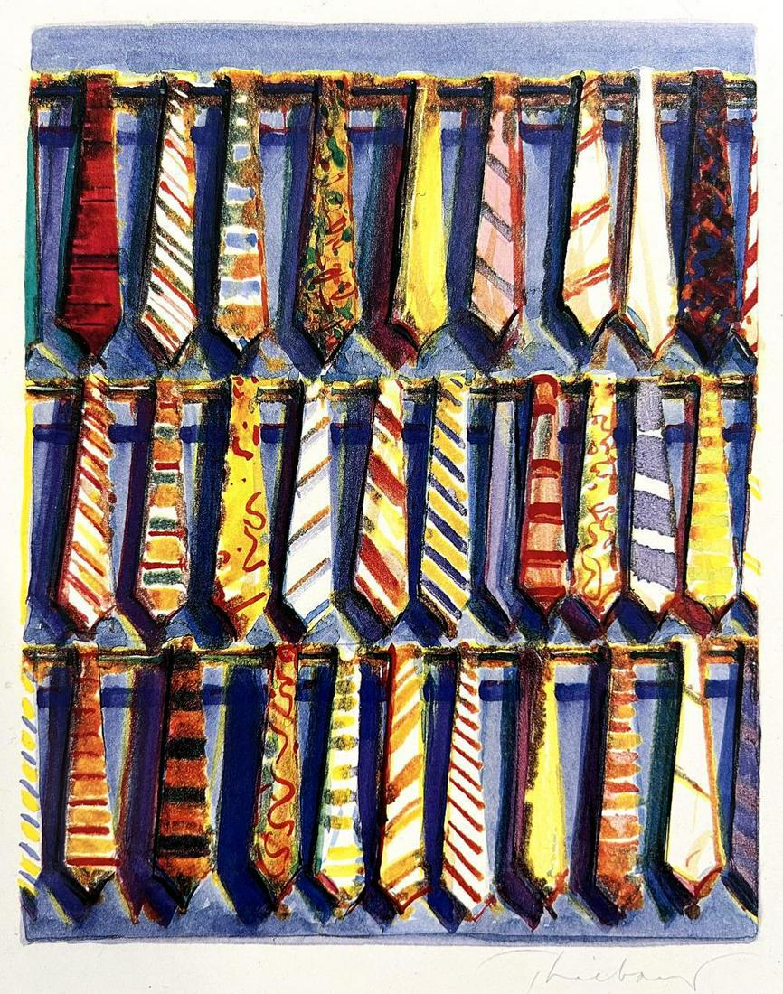 Wayne Thiebaud, Row Of Ties, 1977 (1 of 1)