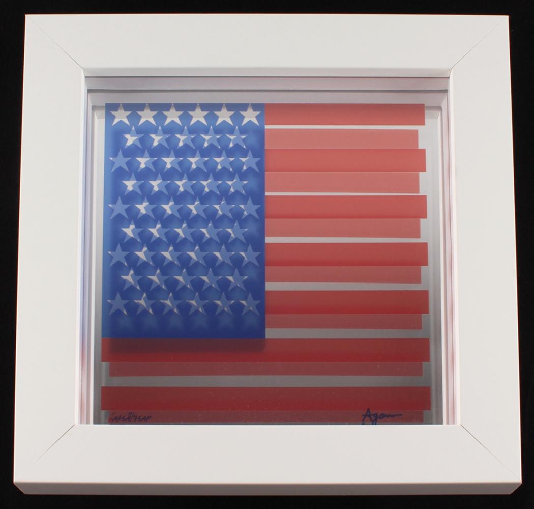 Yaacov Agam 'US Flag' Agamograph Signed & Numbered (1 of 3)