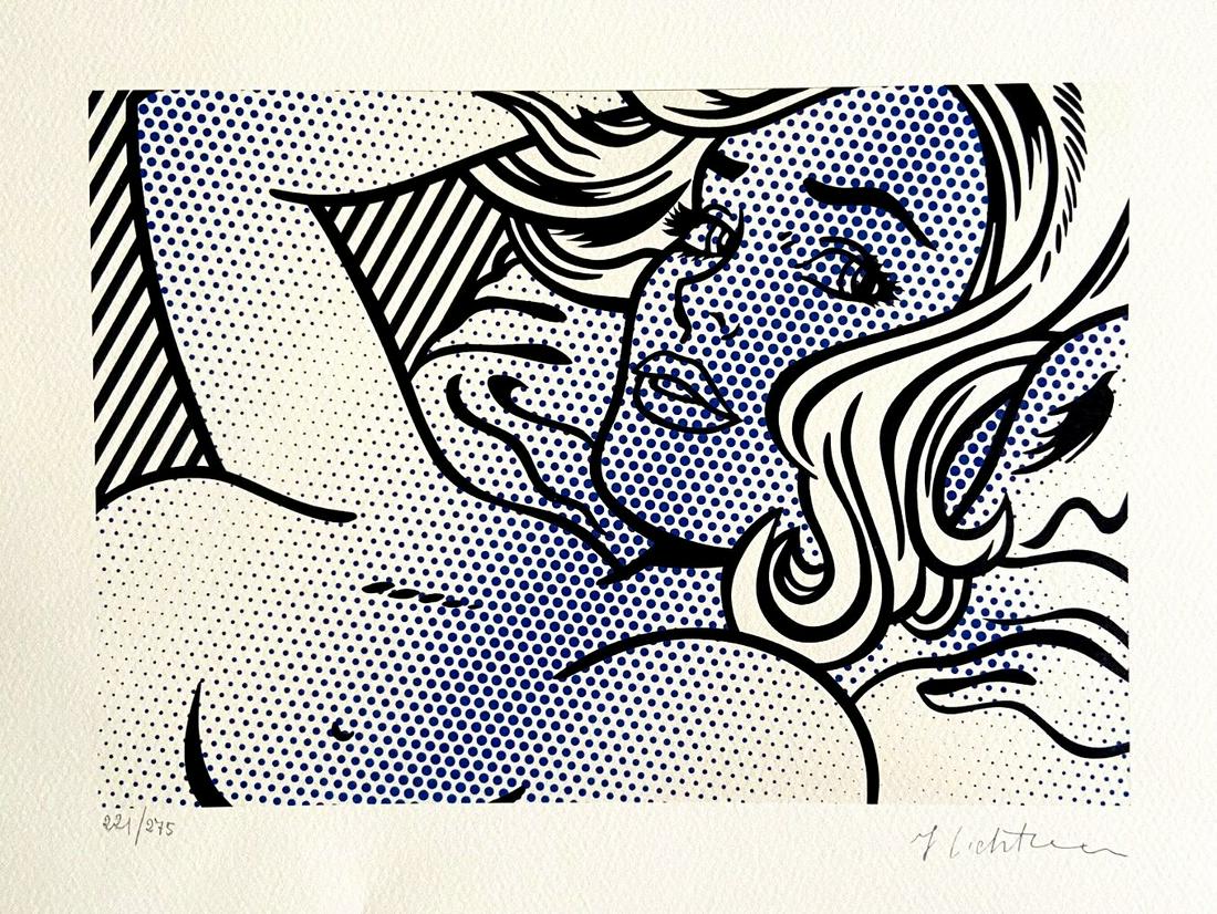 Roy Lichtenstein 'Seductive girl - 1986' Limited edition lithograph (1 of 2)