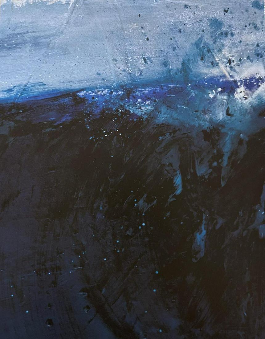 Michael Dweck, Detail of Wave, Painting By William Quigley, (1 of 1)