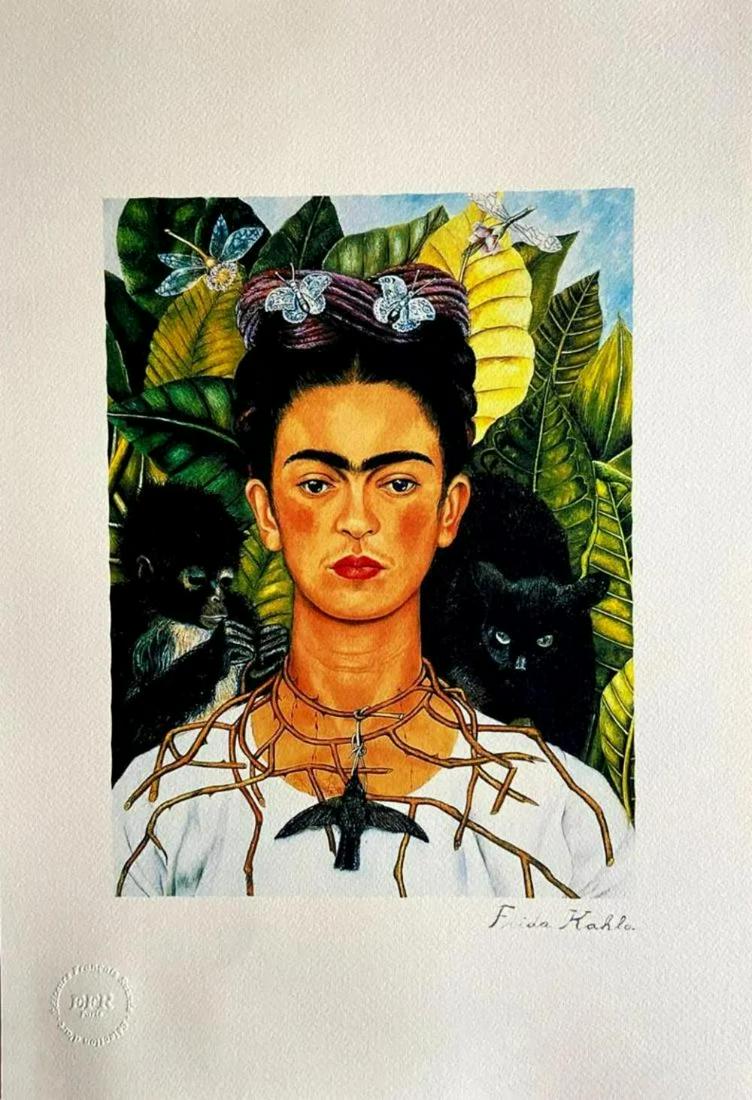 Frida Kahlo, 'Self-Portrait With The Black Cat, Limited Edition Lithograph, 1979 (1 of 2)