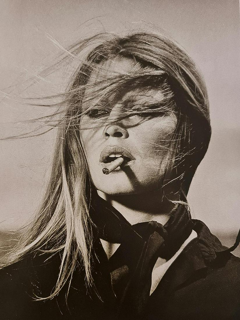 Terry O'Neill, Bardot, Spain, 1971: Photographer: Terry ONeill was a British photographer, known for documenting the fashions, styles, and celebrities of the 1960s. Title: Bardot, Spain Date Of Negative: Circa 1964 Type Of Print: Authen