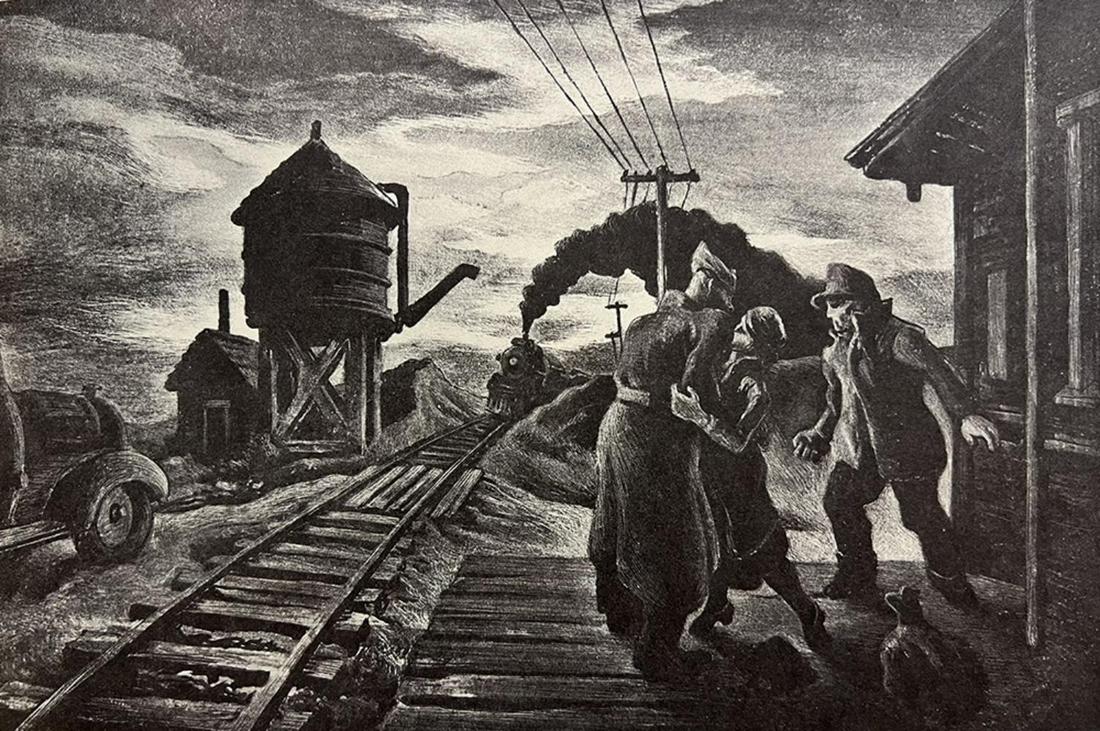 Thomas Hart Benton, Morning Train, 1943 (1 of 1)