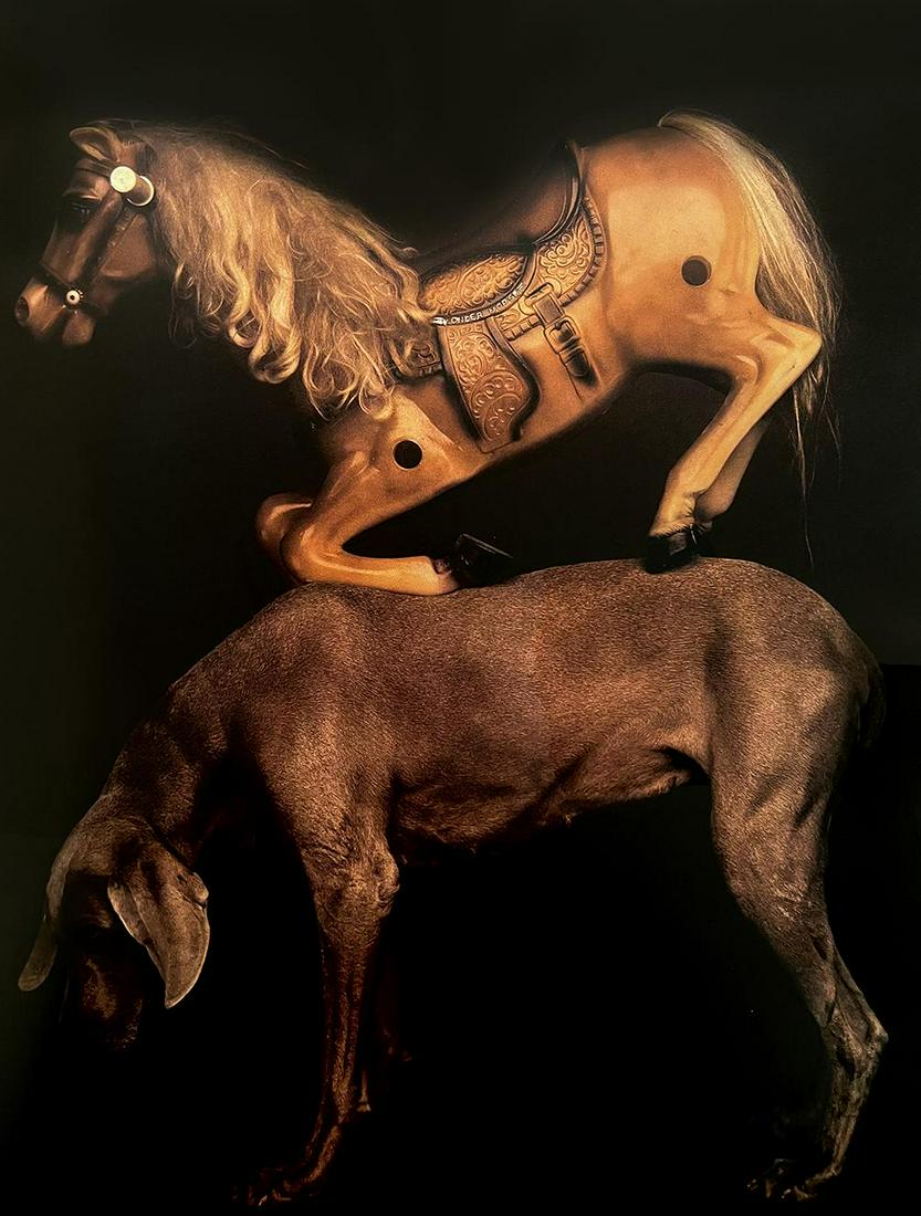 William Wegman, Untitled: Photographer: William Wegman Subject/Title: Untitled Type Of Print: Photogravure Date Of Print: 1994 Publisher: Library Of Congress Cataloging Approximate Image Size: 11 x 8 inches Mount Board Size Ap