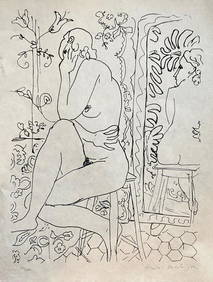 Henri Matisse, Reclining Nude Litograph On Japon - 1960 (1 of 1)