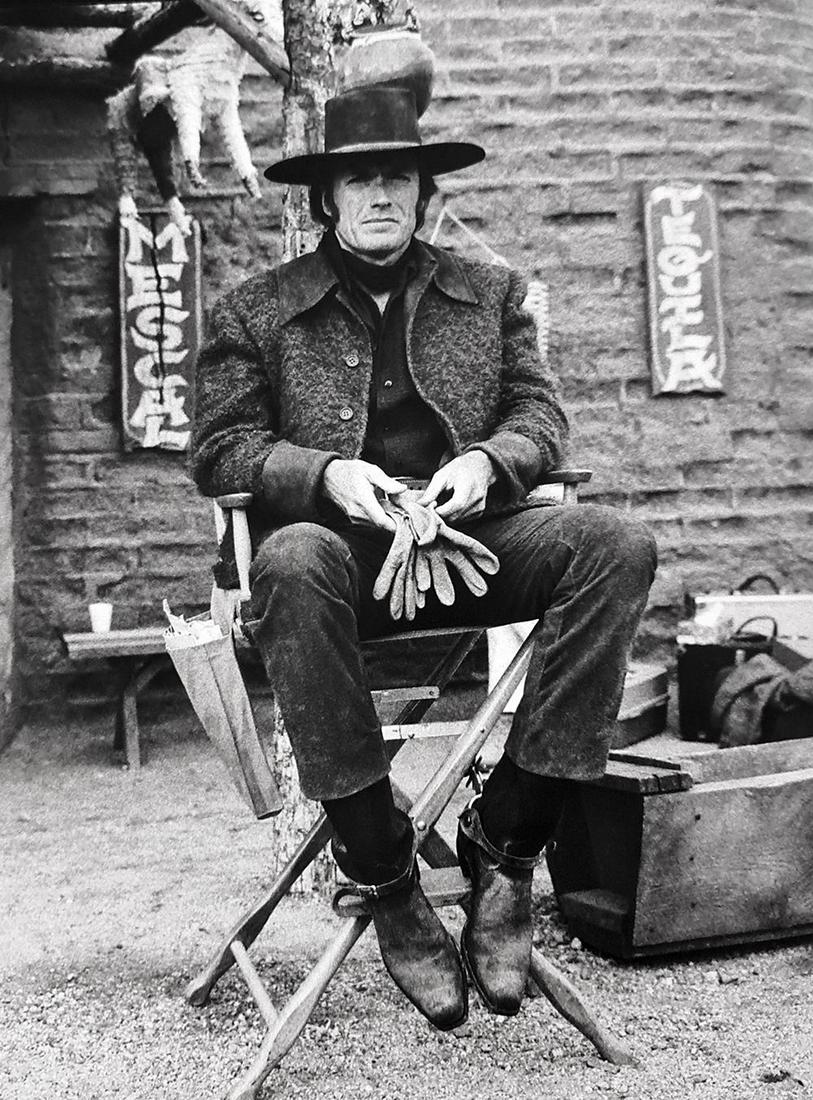 Terry O'Neill, Clint Eastwood, 1970: Photographer: TERRY ONeill Subject/Title: Clint Eastwood Date Of Negative: 1970 Type Of Print: Authentic Duotone Photo Engraving Date Of Print: 2021 Publisher: British Library Cataloguing Paper: Mediu