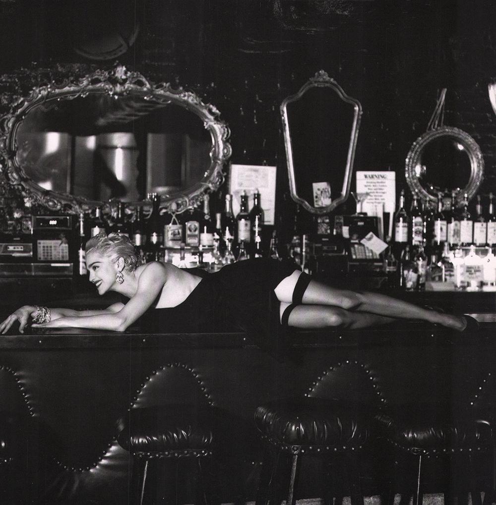Helmut Newton, Madonna Lying On Small'S Bar, Hollywood, 1990 (1 of 1)