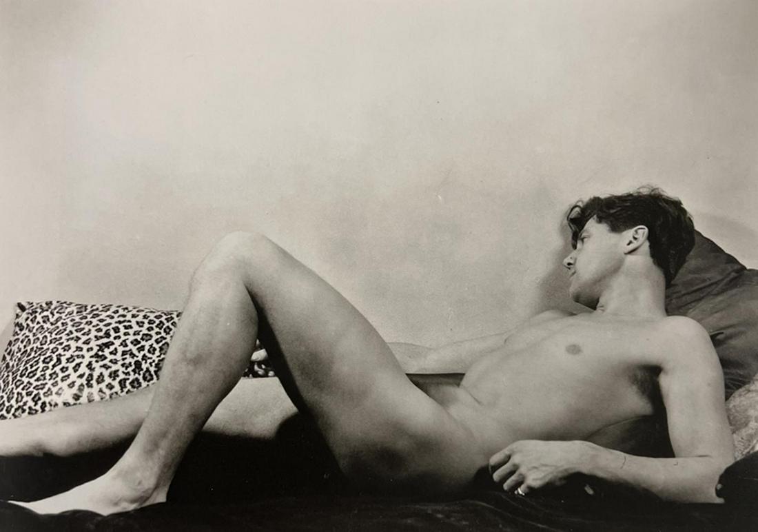 George Platt Lynes, Nude Man, 1931: Photographer: George Platt Lynes (American 1907 - 1955), Internationally renowned photographic artist, best known for portraiture, fashion, dance & nude studies. Title: Nude Man Date Of Negative: 1931