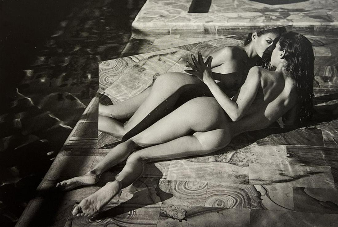 Marc Lagrange, Celestial Relection, 2000'S: Photographer: Marc Lagrange was a Belgian photographer known for his nude portraits of female figures. Lagrange created dream-like and fantastical narrative pictures populated by beautiful nudes that
