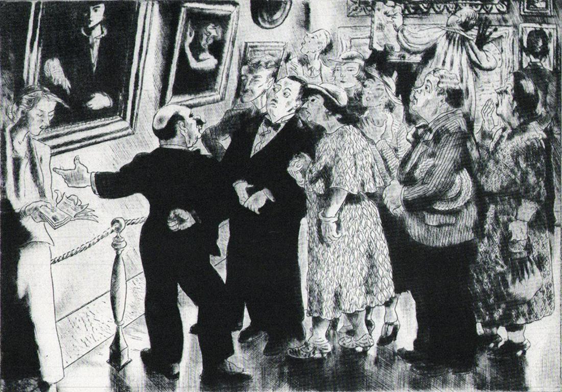 Peggy Bacon, Esthetic Pleasure, 1939 (1 of 1)