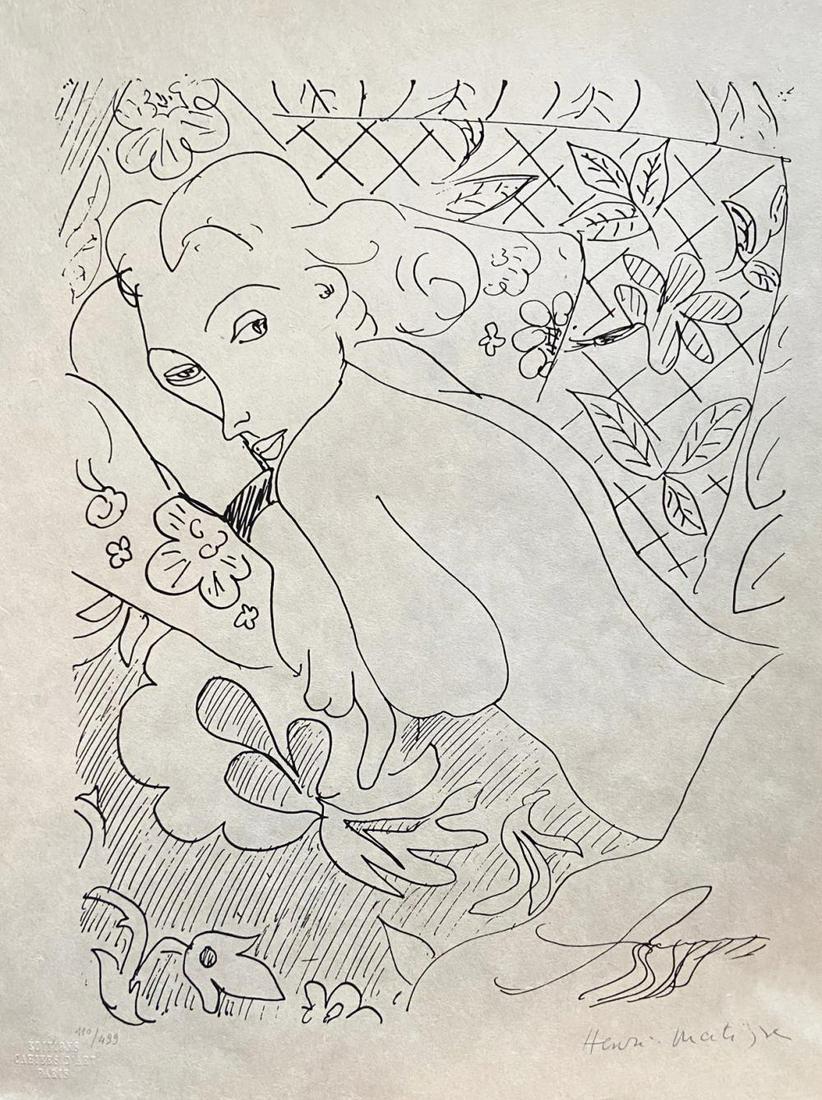 Henri Matisse, 'Nu Se Reposant' Litograph On Japon - 1960 (1 of 1)