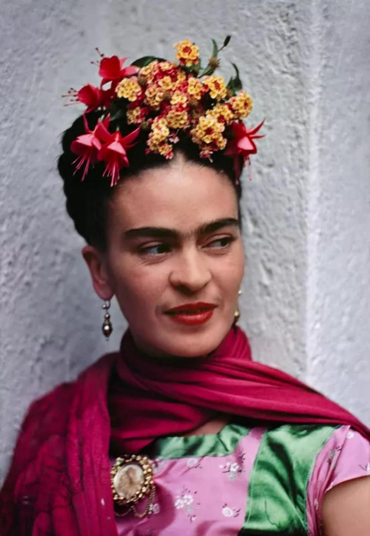 Nickolas Muray, Frida Coyoacan, 1938: Subject: Frida Kahlo Subject/Title- Frida Kahlo Photos Type Of Print: Authentic Vintage Sheet Fed Photogravure/Heliogravure Date Of Print: 2021 Publisher: Taschen GmbH Paper: Medium weight, clay coat