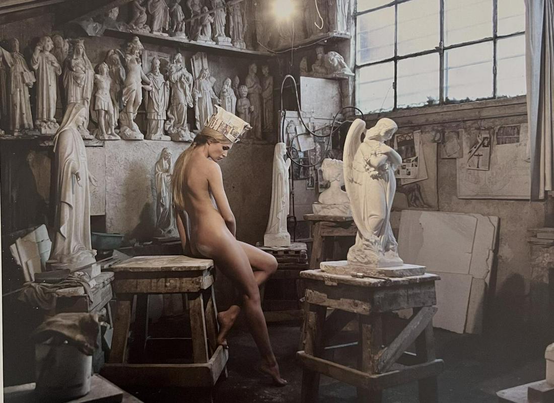 Marc Lagrange, Angels And Saints, 2000's: Photographer: Marc Lagrange was a Belgian photographer known for his nude portraits of female figures. Lagrange created dream-like and fantastical narrative pictures populated by beautiful nudes that