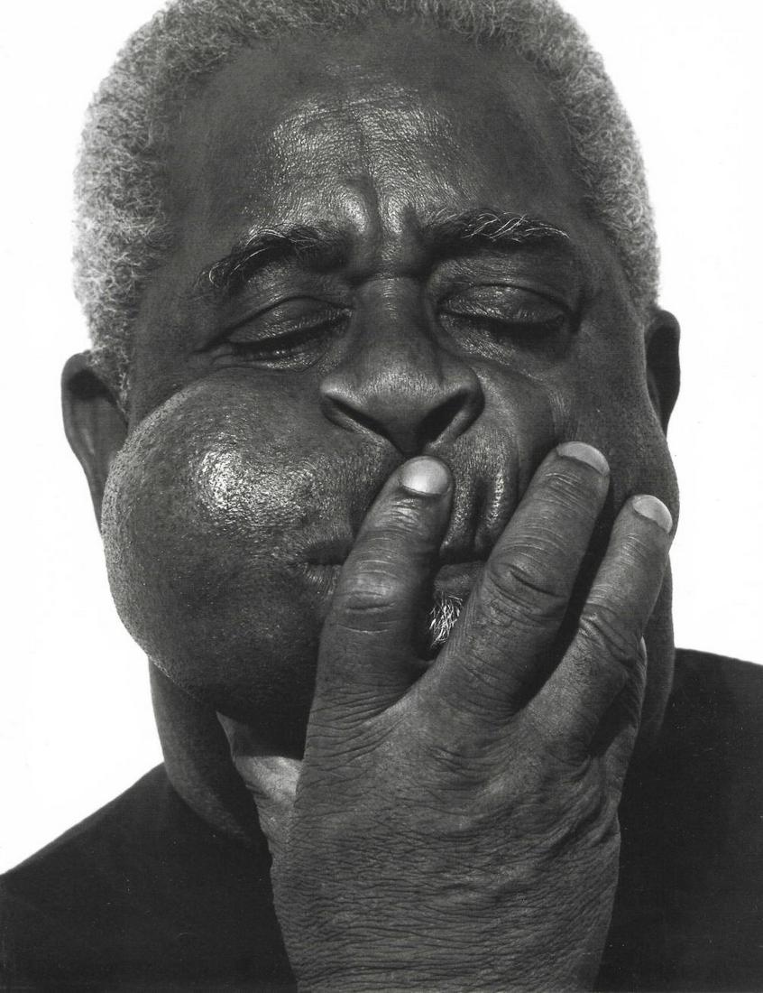 Herb Ritts, Dizzy Gillepsie Paris, 1989: Photographer: Herbert "Herb" Ritts (American, 1952 - 2002) - renowned fashion, art and celebrity photographer. Subject: "Dizzy Gillepsie Paris" Date Of Negative: 1989 Type Of Print: Fine Duotone Photo