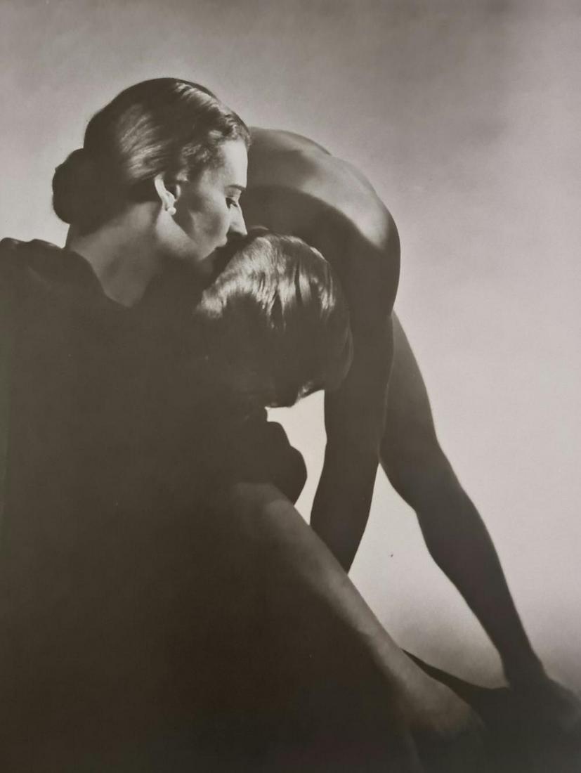 George Platt Lynes, Looking up, 1941: Photographer: George Platt Lynes (American 1907 - 1955) - Internationally renowned photographic artist - best known for portraiture, fashion, dance & nude studies. Subject/Title: Looking up Date Of Ne