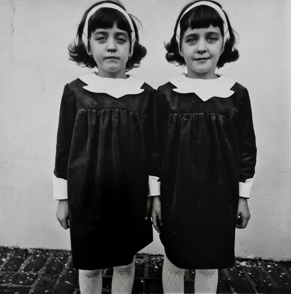 Diane Arbus, Identical twins, Roselle, N.J., 1967: Photographer: Diane Arbus Born: March 14, 1923, New York, New York, United States. Died: July 26, 1971, Westbeth Artists Housing, New York, United States. Diane Arbus was an American photographer. Arb