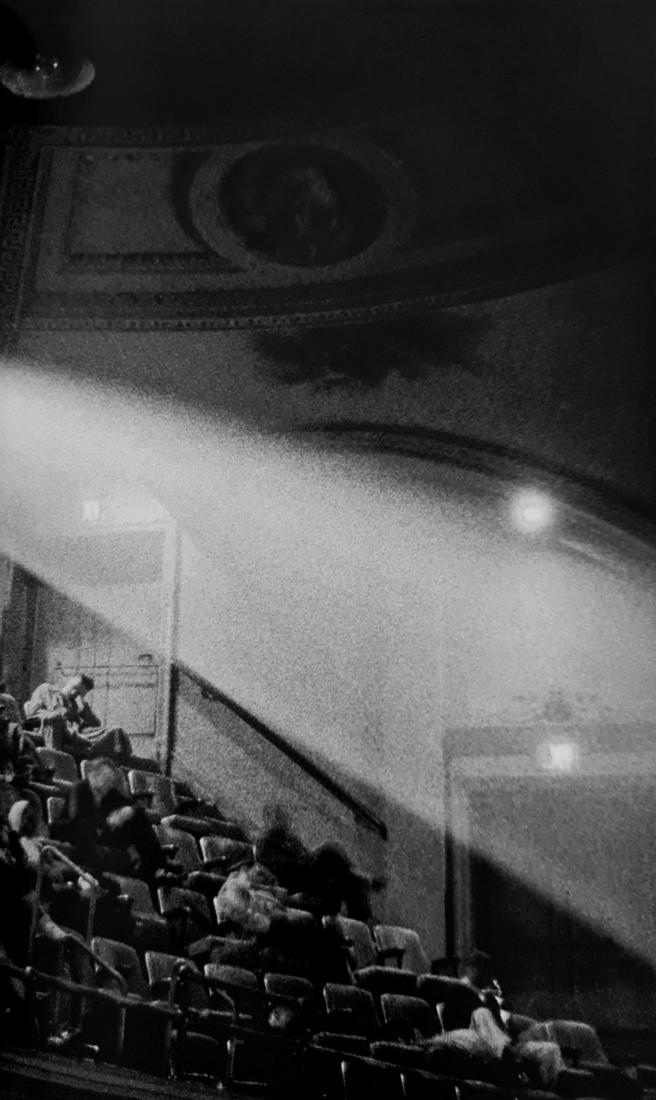 Diane Arbus, 42nd Street movie theater audience, N.Y.C., 1958: Photographer: Diane Arbus Born: March 14, 1923, New York, New York, United States. Died: July 26, 1971, Westbeth Artists Housing, New York, United States. Diane Arbus was an American photographer. Arb
