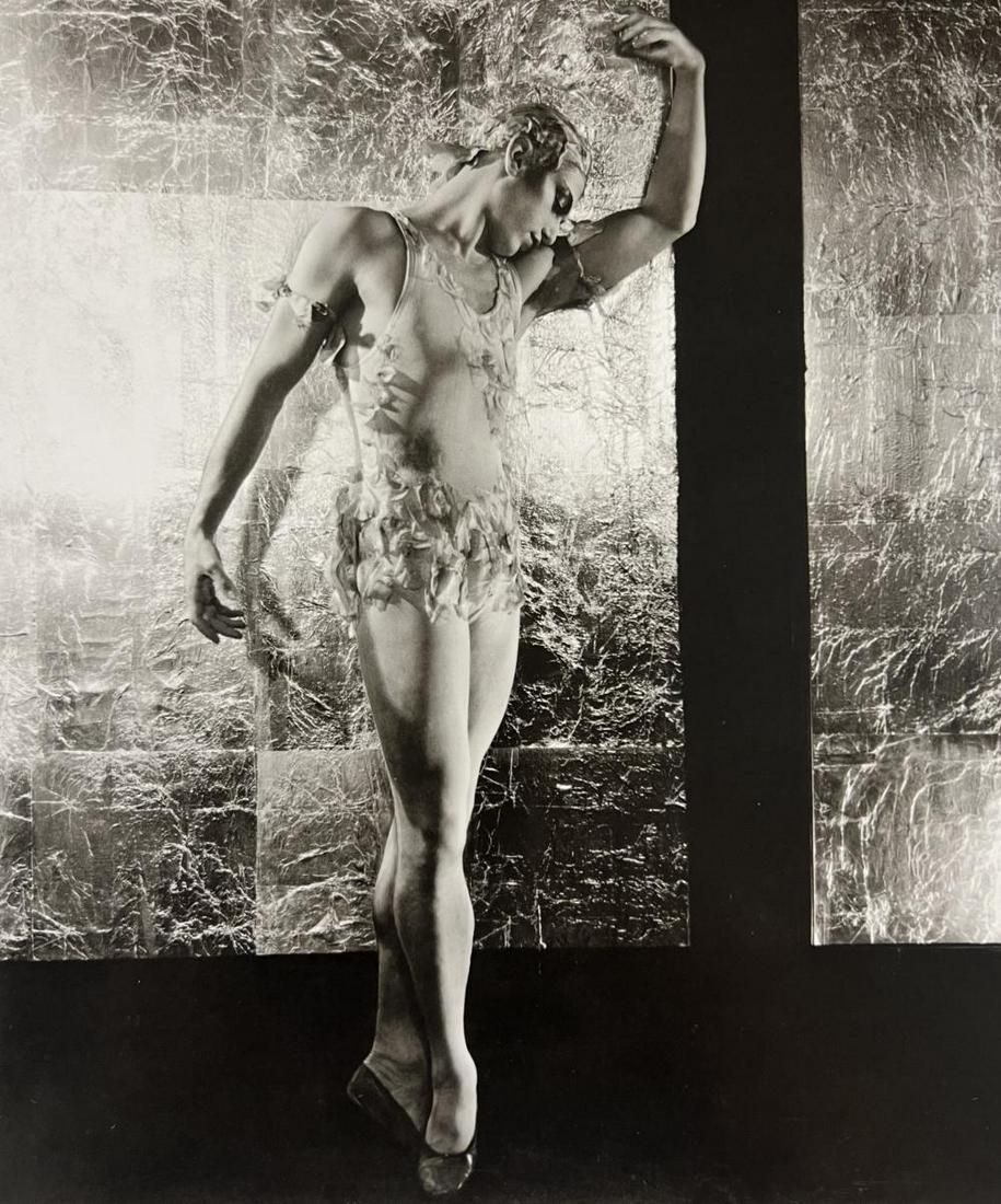 George Platt Lynes, Serge Lifar, 1933: Photographer: George Platt Lynes (American 1907 - 1955), Internationally renowned photographic artist, best known for portraiture, fashion, dance & nude studies. Title: Serge Lifar Date Of Negative: 1