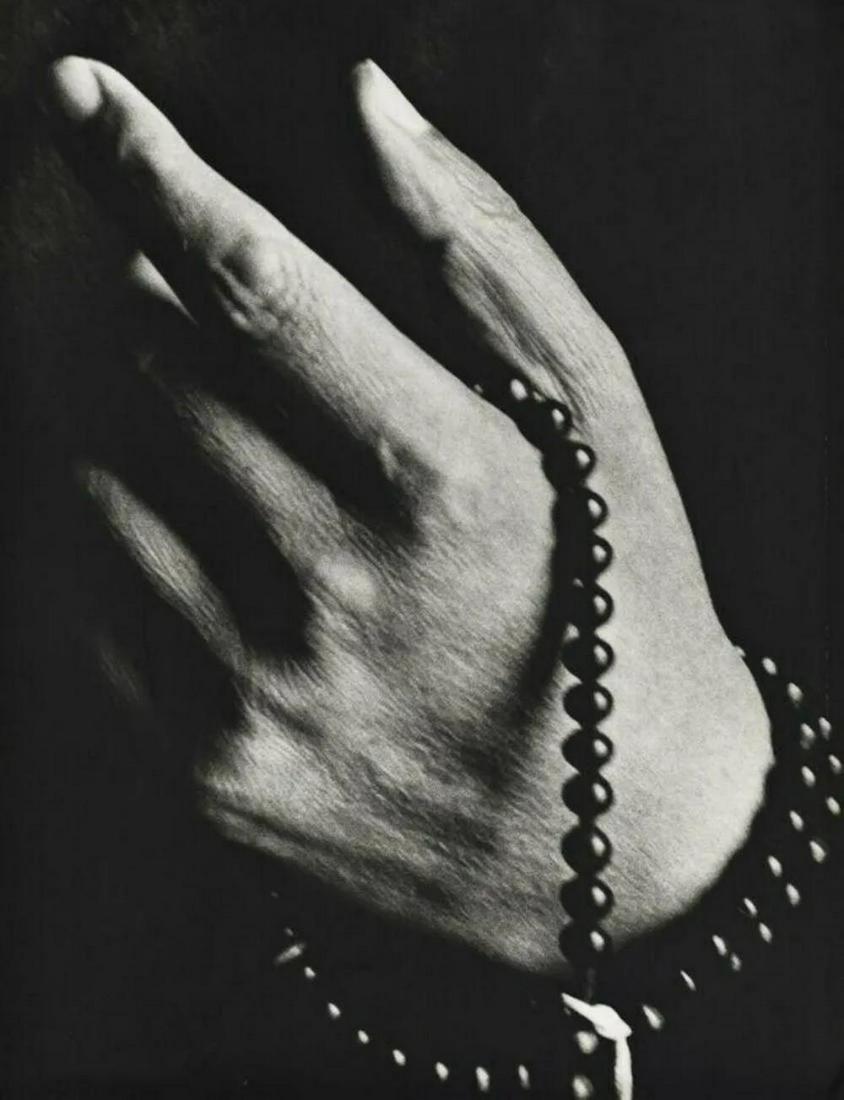 Herb Ritts, DALAI LAMA Spiritual Hand, 1987: Photographer: Herbert "Herb" Ritts (American, 1952 - 2002) - renowned fashion, art and celebrity photographer. Title: DALAI LAMA Spiritual Hand Date Of Negative: 1987 Type Of Print: Fine Duotone Photo
