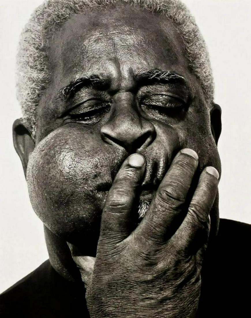 HERB RITTS, DIZZY GILLESPIE Trumpet Cheek, 1989 (1 of 1)