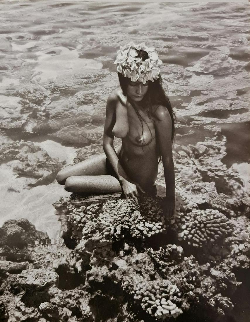Adolphe Sylvain, Untitled, 1946: Photographer: Adolphe Sylvain - 1920-1991, was a French-Tahitian photographer, best known for his black-and-white photographs of Tahiti and Tahitian models. Subject/Title: Tahiti Date Of Negative: 194