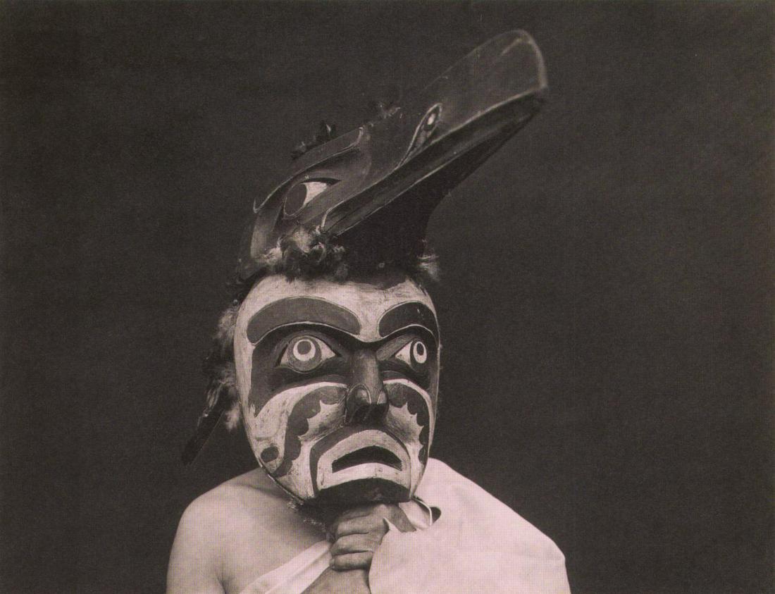 Edward S. Curtis, PLATE 10 Untitled (Raven ma) Kwakiutl (Qagyubi), 1914 (1 of 1)