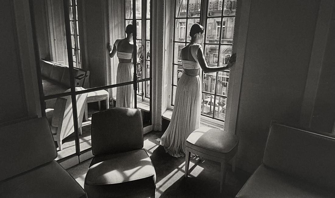 Jeanloup Sieff, Chez Madame Gres Paris 1981: Photographer: Jeanloup Sieff (French, 1933 - 2000) - French photographer critically acclaimed for his portraits, landscapes, nude studies, and fashion imagery. He often made use of a wide-angle lens, 