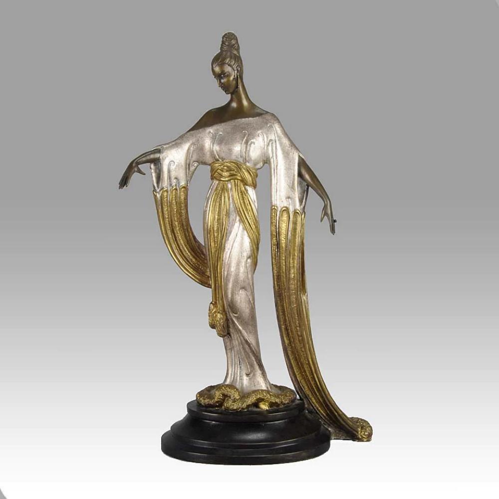 Erte 'Negligee' Bronze Sculpture 1984 (1 of 1)