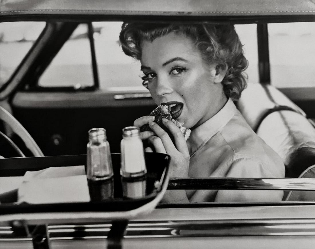 Phillipe Halsman, Marilyn Monroe8.5 x 71950's, 1950's: Photographer: Philippe Halsman (Latvia born American, 1906 - 1979) - internationally renowned portrait and fashion photographer, one of the most important and influential photographers from the 1940's