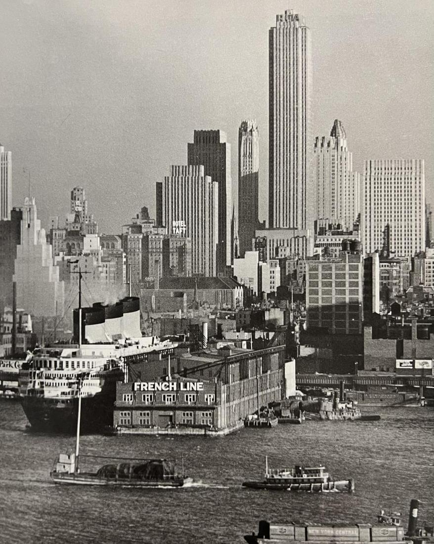 Berenice Abbott, Manhattan Skyline II, From Wheehawken New Jersey, 1930s (1 of 1)