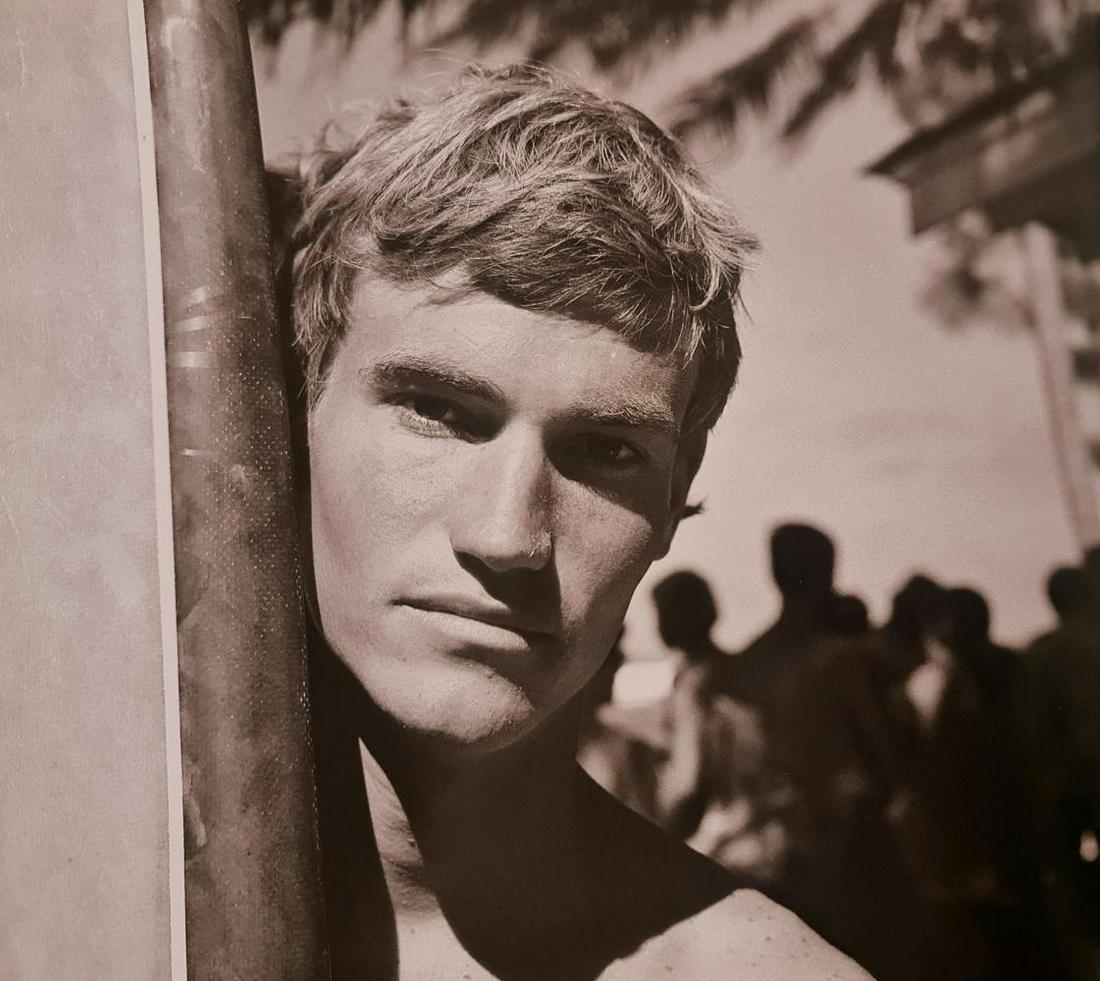 Leroy Grannis, Jock Sutherland, North Shore, 1965: Photographer: LeRoy Grannis (1917-2011) captured the early surf lifestyle of Southern California unlike any other of his generation. Subject/Title: Jock Sutherland, North Shore Date Of Negative: 1965