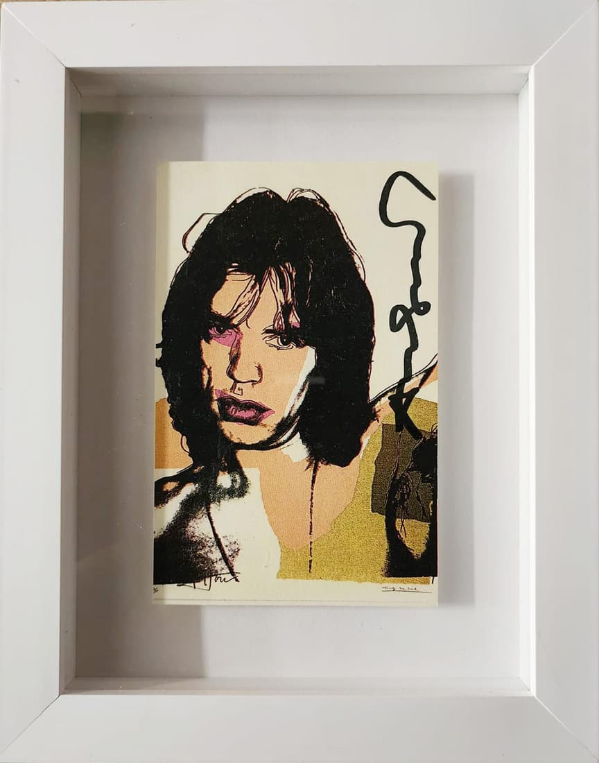 Andy Warhol, Mick Jagger FSII 141 Announcement Signed Invitation (1 of 1)