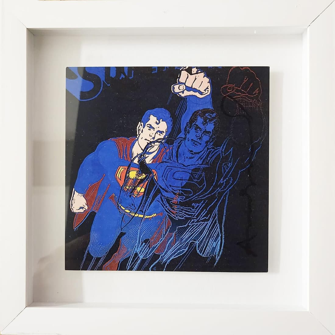 Andy Warhol 'Superman' from myth 1981 Signed announcement (1 of 1)