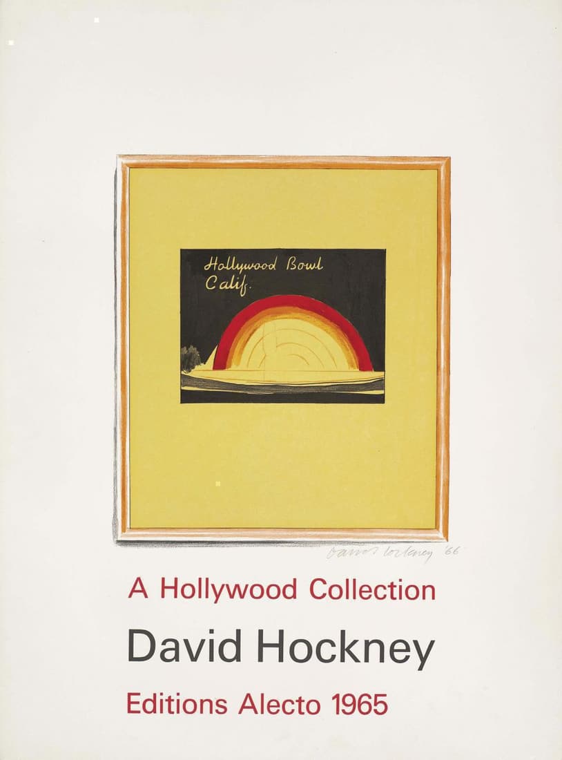 David Hockney, A Hollywood Collection 1965, Le Signed & Dated (1 of 3)