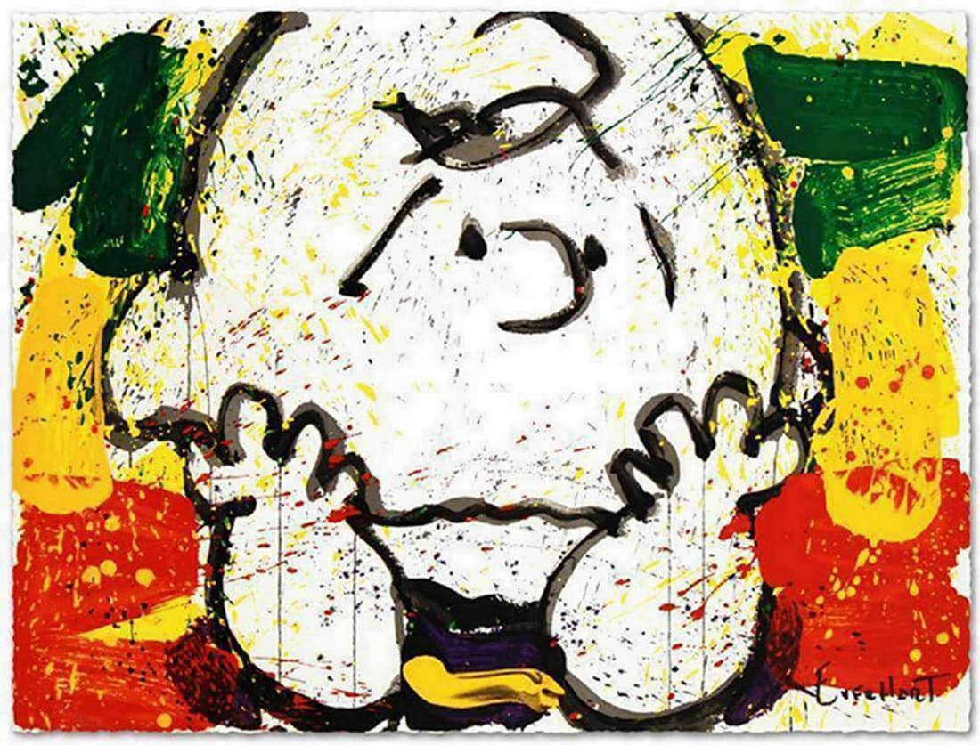 Tom Everhart, "Call Waiting" Lithograph Signed & Numbered (1 of 1)