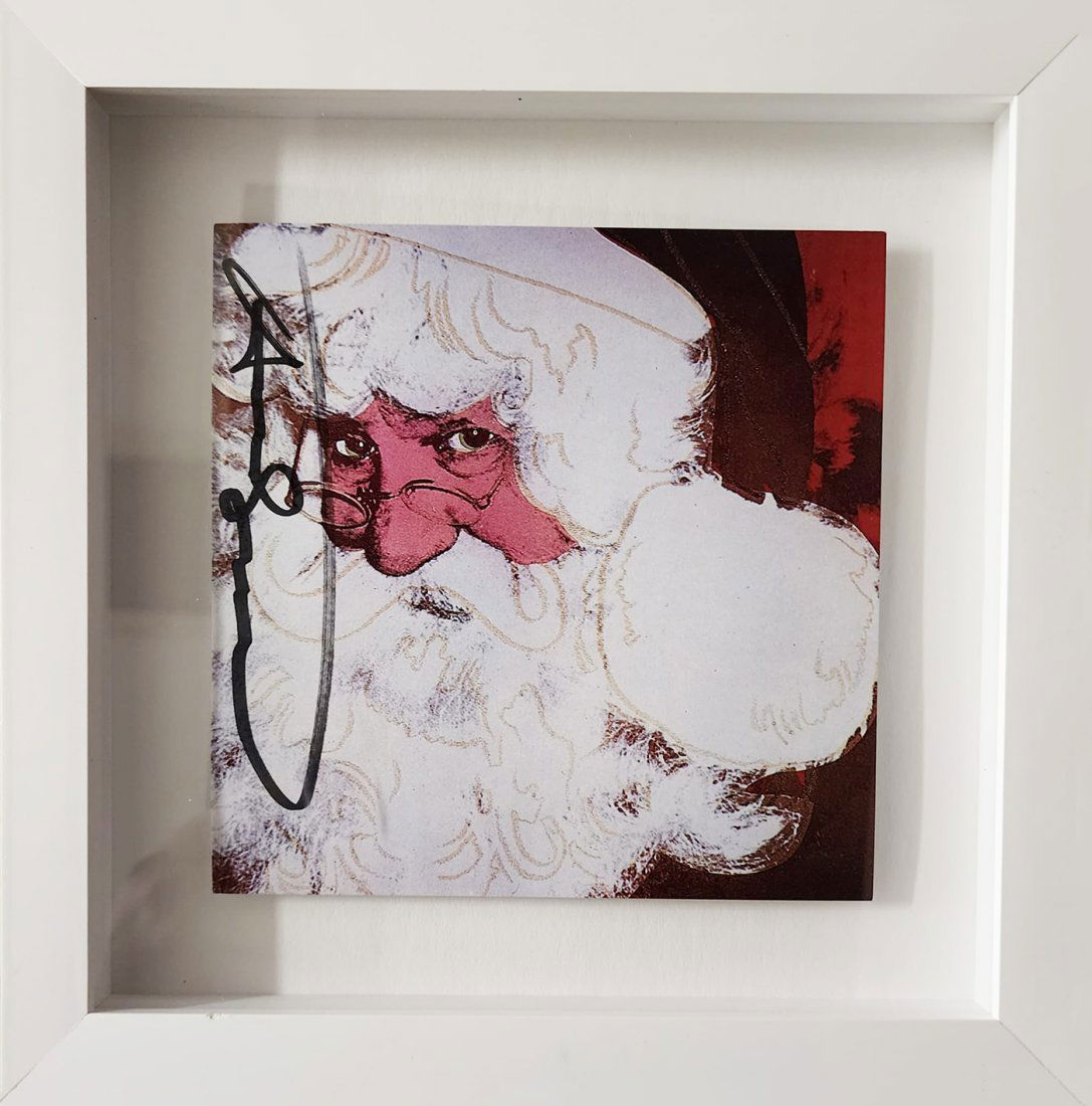 Andy Warhol 'Santa Claus (FS II.266)' from myth 1981 Signed announcement (1 of 1)