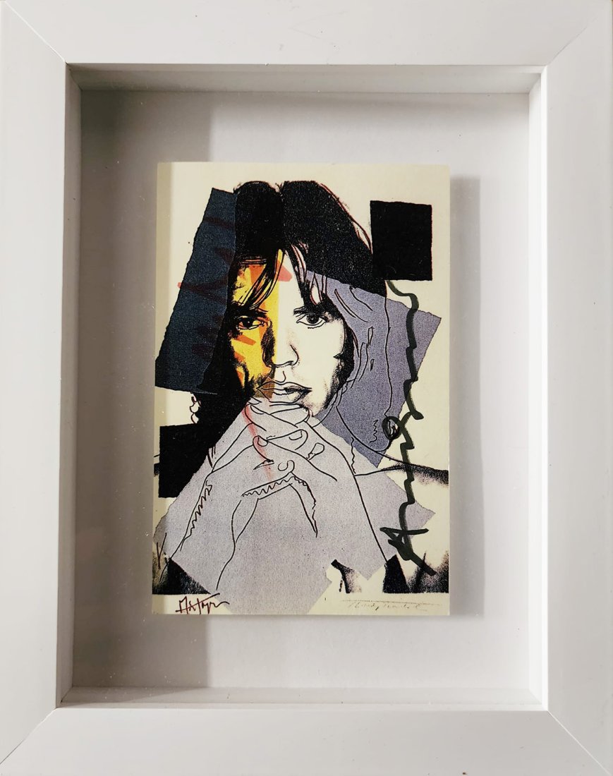 Andy Warhol, Mick Jagger FSII.140 Announcement Signed Invitation (1 of 1)