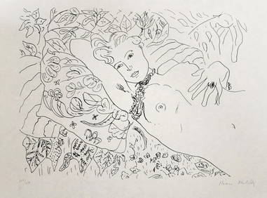 HENRI MATISSE, 'Reclining Nude' lithograph ON JAPON - 1960 (1 of 3)