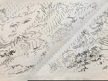 Henri Matisse, 'Reclining Nude' lithograph On Japon - 1960 (1 of 3)