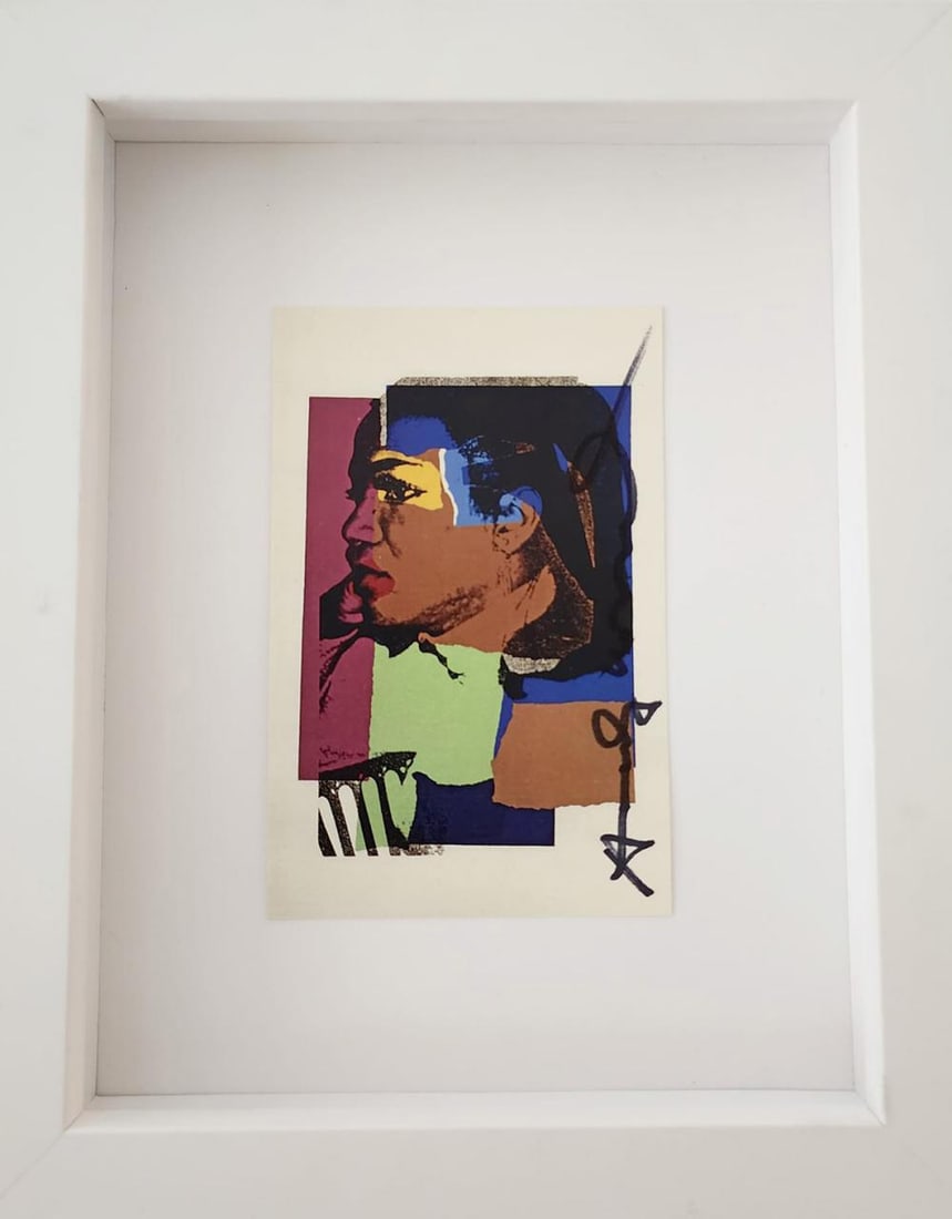 Andy Warhol 'Ladies And Gentlemen (F. & S. II.129)' Hand signed Invitation card - 1975, Framed (1 of 1)